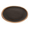 GET P-90-BR Pottery Market Brown Melamine 9in dia. Dinner Plate - 1dz 