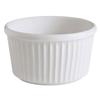 GET PA1101707324 Corona Actualite Bright White Porcelain 6.8oz Ramekin 