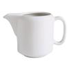 GET PA1101708512 Corona Actualite Bright White Porcelain 8.6oz Jug with Handle 