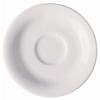 GET PA1101800324 Corona Actualite Bright White Porcelain 6.25in dia. Saucer 