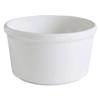 GET PA1101807324 Corona Actualite Bright White Porcelain 6.4oz Ramekin 