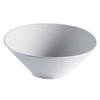 GET PA1101807506 Corona Elegance Bright White Porcelain 28.7oz Slanted Bowl 