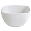 GET PA1101808824 Corona Asia Bright White Porcelain 9oz Square Bowl - 2dz 