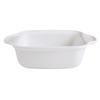 GET PA1101809024 Corona Actualite Bright White Porcelain 21.2oz Lasagna Dish 