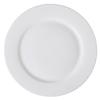 GET PA1101901524 Corona Actualite Bright White Porcelain 7.25in dia. Plate 