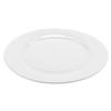 GET PA1101902724 Corona Actualite Bright White Porcelain 10.5in dia. Plate 