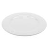 GET PA1101902912 Corona Actualite Bright White Porcelain 12.25in dia. Plate 