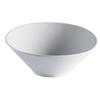 GET PA1101907424 Corona Elegance Bright White Porcelain 7.8oz Slanted Bowl 