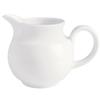 GET PA1101908512 Corona Actualite Bright White Porcelain 8.8oz Jug - 1dz 