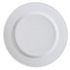 GET PA1101921524 Corona Elegance Bright White Porcelain 6.5in dia. Plate-2dz 