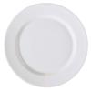 GET PA1101922024 Corona Elegance Bright White Porcelain 8in dia. Plate - 2dz 