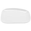 GET PA1101929624 Corona Elegance Bright White Porcelain 11in x 9.5"Plate-2dz 