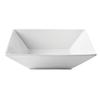 GET PA1101973224 Corona Zen Bright White Porcelain 18oz Square Soup Bowl 