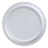 GET PA1101983112 Corona Gotas Bright White Porcelain 12.8in dia. Plate - 1dz 