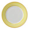 GET PA1600901424 Corona Calypso Yellow Porcelain 6.5in dia. Plate - 2dz 