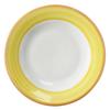 GET PA1600901524 Corona Calypso Yellow Porcelain 7.25in dia. Plate - 2dz 