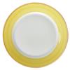 GET PA1600902524 Corona Calypso Yellow Porcelain 10in dia. Plate - 2dz 