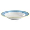 GET PA1601703624 Corona Calypso Blue Porcelain 9.7oz Soup Bowl - 2dz 