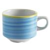 GET PA1601904324 Corona Calypso Blue Porcelain 8.1oz Tea Cup - 2dz 
