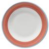 GET PA1602901424 Corona Calypso Coral Porcelain 6.5in dia. Rolled Edge Plate 