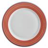 GET PA1602902524 Corona Calypso Coral Porcelain 10in dia. Rolled Edge Plate 