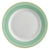 GET Corona Calypso Green Porcelain 8in dia. Rolled Edge Plate - PA1603902024 