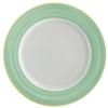 GET PA1603902912 Corona Calypso Green Porcelain 12.25in dia. Rolled Edge Plate 