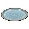 GET PA1604712324 Corona Artisan Blue Porcelain 9in dia. Coupe Plate - 2dz 