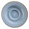 GET PA1604900124 Corona Artisan Blue Porcelain 5in dia. Coffee Saucer - 2dz 