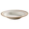 GET PA1607703624 Corona Artisan Grey Porcelain 9.7oz Rimmed Bowl - 2dz 