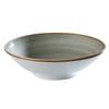 GET PA1607923324 Corona Artisan Grey Porcelain 29.8oz Rolled Edge Bowl 