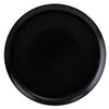 GET PA1941712324 Corona Cosmos Pluto Black Porcelain 9in dia. Coupe Plate 
