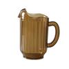 Yanco China PC-060A Plastic Amber 60oz Pitcher with 3 Spouts - 1dz 