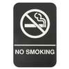 Thunder Group 6inX9in "No Smoking" Information Symbol Sign with Braille - PLIS6955BK 