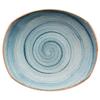 GET PP1604722024 Corona Artisan Blue Porcelain 7.5in dia. Rolled Edge Plate 