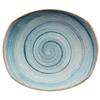 GET PP1604722612 Corona Artisan Blue Porcelain 10in dia. Rolled Edge Plate 