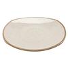 GET PP1605722612 Corona Artisan Beige Porcelain 10in dia. Rolled Edge Plate 