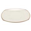 GET PP1605722912 Corona Artisan Beige Porcelain 12in dia. Rolled Edge Plate 