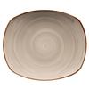 GET PP1607722024 Corona Artisan Grey Porcelain 7.5in dia. Rolled Edge Plate 