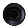 GET PP1941900324 Corona Cosmos Pluto Black Porcelain 6.5"dia. Bouillon Saucer 