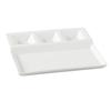 Yanco China Piscataway White Porcelain 10.25in x 8.75in Rectangular Plate - PS-2010 