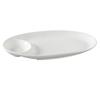 Yanco China Piscataway White Porcelain 11in x 5.75in Oval Plate - 1dz - PS-2011 