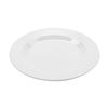 GET PT-10-MN-W Minski White Melamine 10.5in dia. Textured Rim Plate - 1dz 