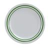 Yanco China PT-109 Pine Tree Green/Beige Melamine 9in dia. Dinner Plate - 2dz 