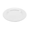 GET PT-9-MN-W Minski White Melamine 9in Textured Wide Rim Plate - 1dz 