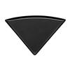 GET PZ-85-BK Hidden Treasures Black Melamine Triangle Pizza Plate - 2dz 