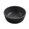 GET RB-15-GRS/BKM Roca Gray/Black Melamine 16oz Glazed Soup Bowl - 2dz 