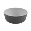 GET RB-15-WM/GRM Roca Glazed White/Gray Melamine 15 oz.Soup Bowl - 2dz 