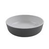 GET RB-7-WS/GRM Roca Glazed Low Street White/Gray Melamine 24oz Bowl-1dz 