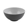 GET RB-70-WS/GRM Roca Glazed White/Gray Melamine 32oz Ramen Bowl - 1dz 